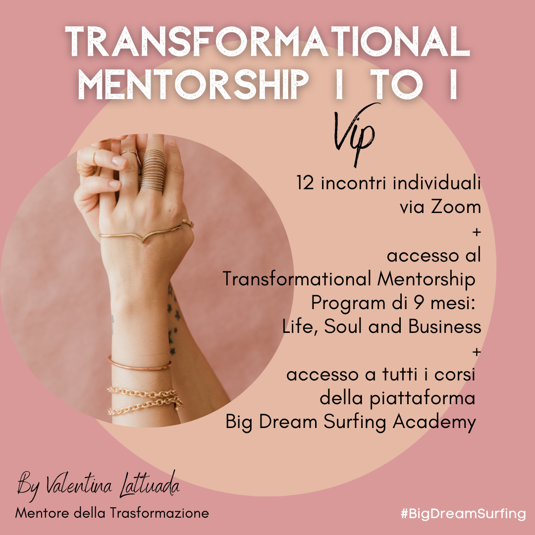 Transformational Mentorship Program VIP Valentina Lattuada